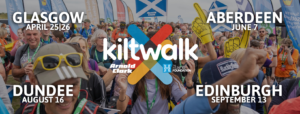 Kiltwalk 2026 dates and venues
